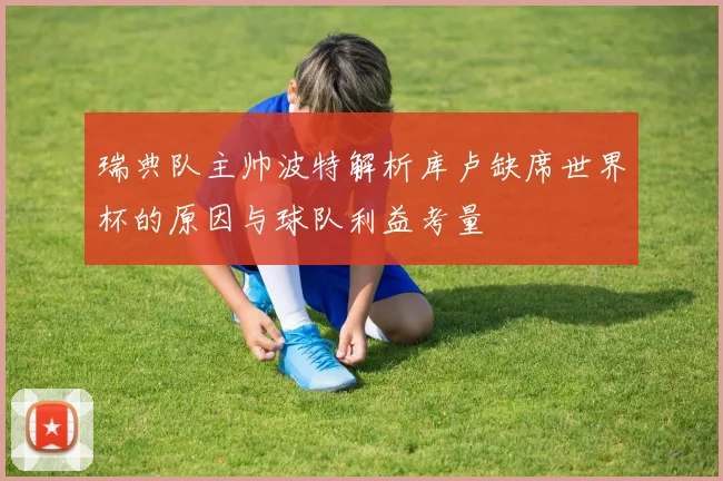瑞典队主帅波特解析库卢缺席世界杯的原因与球队利益考量